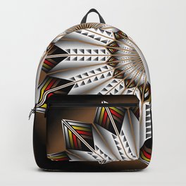 Feather Design Backpack | Vintage, Nativeamerican, Native, Culture, Feathers, Graphicdesign, Bird, Americanindian, Eagle, Pattern 