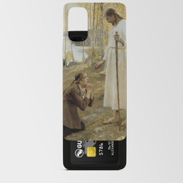 Albert Edelfelt - Christ and Mary Magdalene Android Card Case
