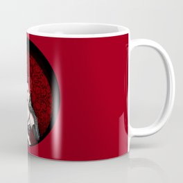 Dita Vintage Pin Up Girl Retro Fetish Red Black Poster Coffee Mug