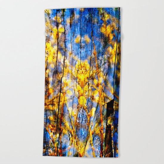 BLUE SYMPHONY of SPRING Beach Towel