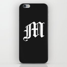 Letter M iPhone Skin