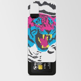 Pink and Blue Tiger Android Card Case
