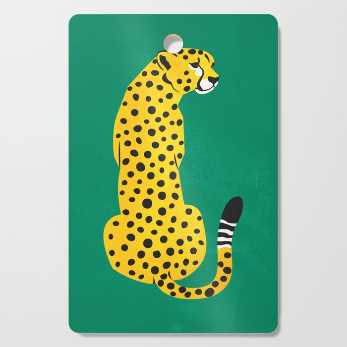 The Stare: Golden Cheetah Edition Cutting Board