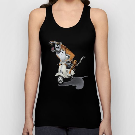 Rooooaaar! (colour) Unisex Tank Top