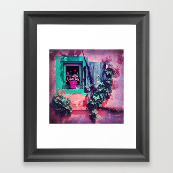 THE OLD FLOWER POT Framed Art Print