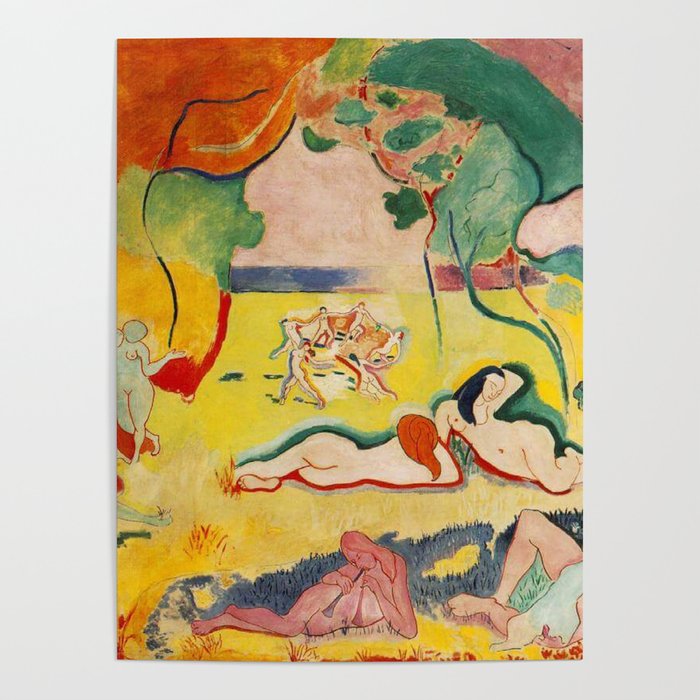 Henri Matisse - Le bonheur de Vivre (The Joy of Life) portrait painting Poster