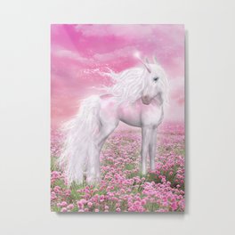 Unicorn Glitter Metal Print | Animal, Einhorn, Glitter, Cute, Cutegirls, Rainbow, Sparkle, Unicorn, Fantasy, Love 