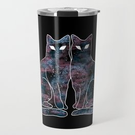 Galaxy Space Kitties Travel Mug