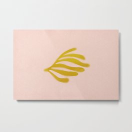 blurry Matisse  Metal Print | Boho, Minimal, Matisse, Contemporary, Rust, Modern, Pink, Shapes, Minimalist, Coral 
