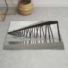Bridge of water and sand Rug