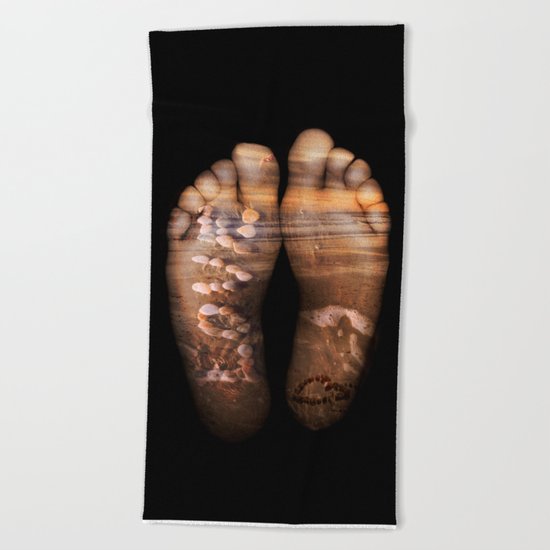 Beach Feet Beach Towel