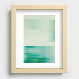 I Am Peaceful - abstract photography water long exposure Recessed Framed Print