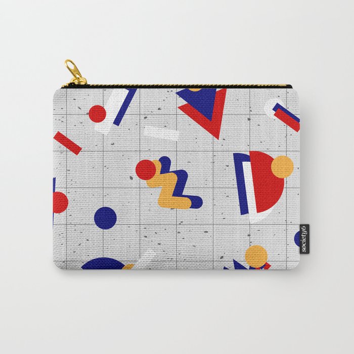 Memphis geometric pattern Carry-All Pouch