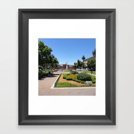 Argentina Photography - A Historical Landmark In Buenos Aires In The Day Framed Art Print