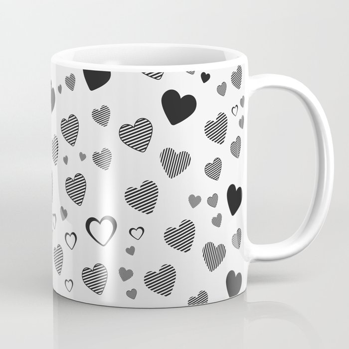 Vintage heart pattern for valentine's day Coffee Mug