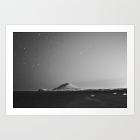 Montaña Roja Art Print