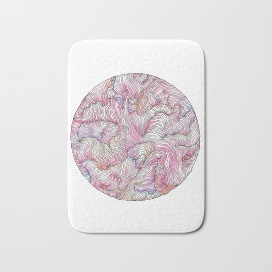 Radiant Pink Bath Mat