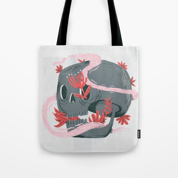 death and silence Tote Bag