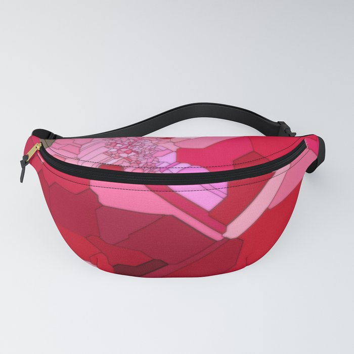 Red Abstract from a Geranium Fanny Pack