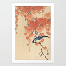 Ohara Koson - Japanese Bird Blockprint Art Print