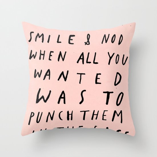 THE ART OF Throw Pillow