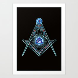 Freemason Symbol Art Print