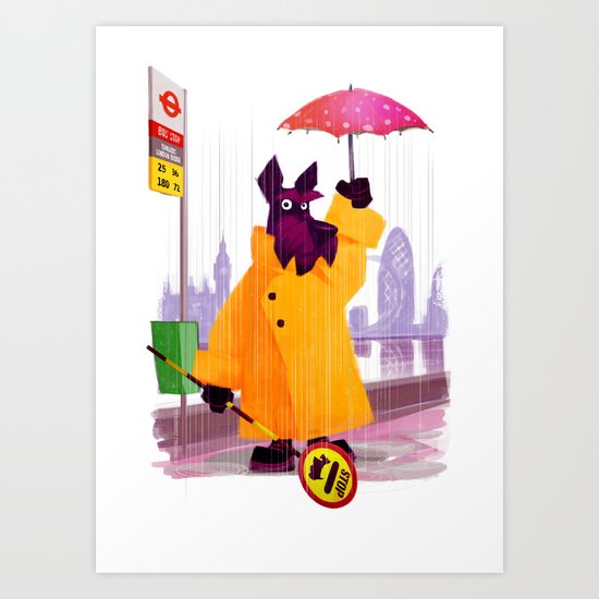 Daily Showers Art Print
