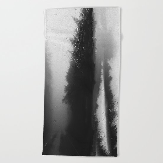 What Lies Down Hidden Rain Drenched Paths Beach Towel