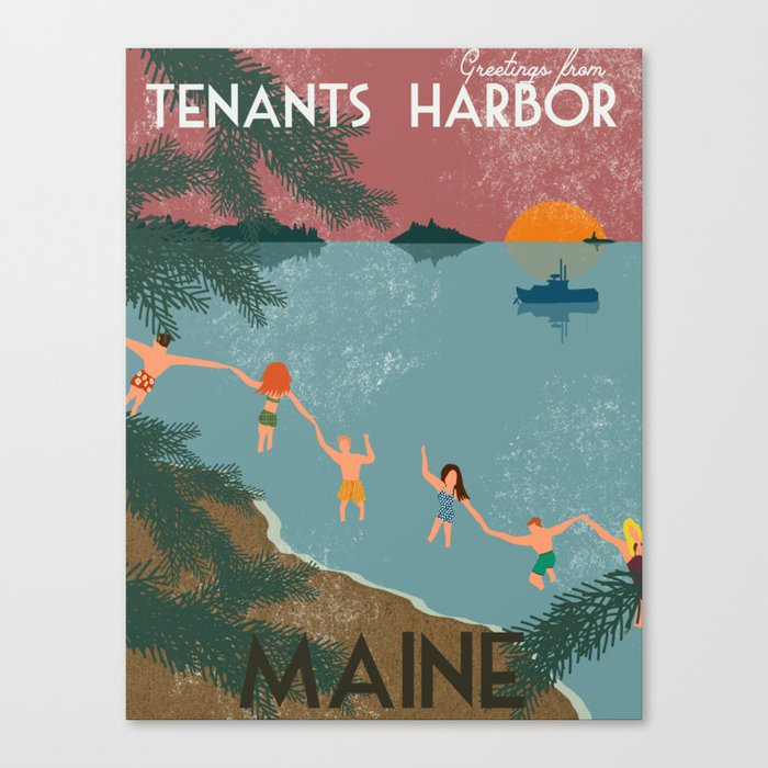 Vintage Travel Poster Canvas Print