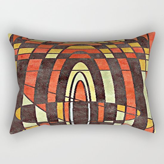 Broken Glasses Rectangular Pillow