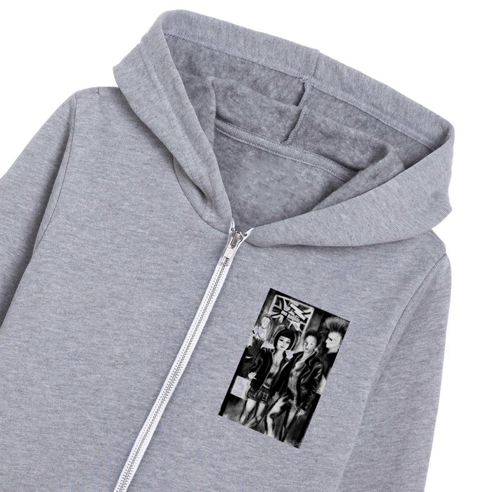 Youth culture Kids Zip Hoodie by Vision 4 Art featuring Art by Tom