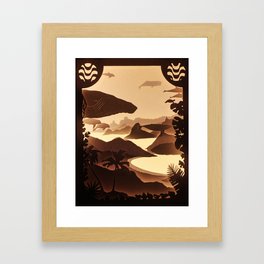 Copacabaleines Framed Art Print