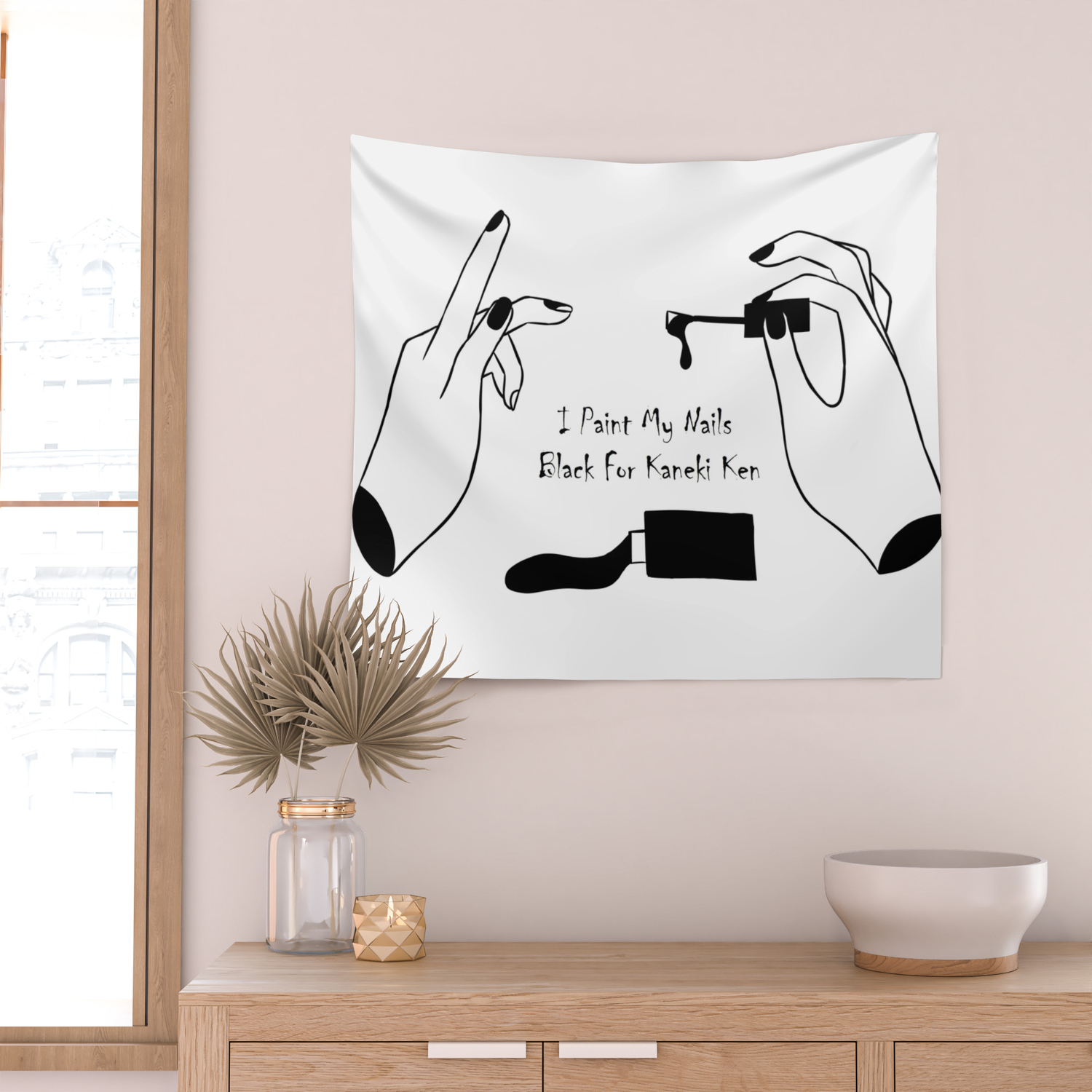 I Paint My Nails Black For Kaneki Ken Wall Tapestry By Neadevar Society6 I Paint My Nails Black For Kaneki Ken Wall Tapestry By Neadevar Society6