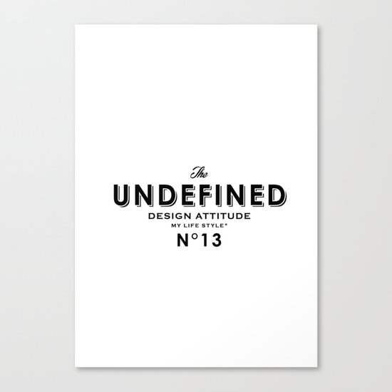 Undefined Canvas Print