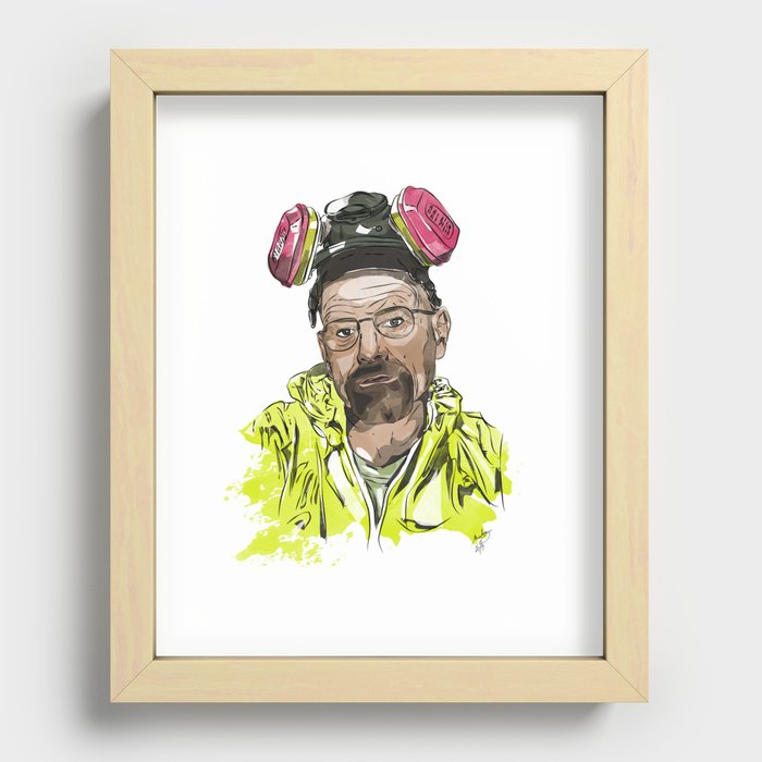 Walter White  Recessed Framed Print