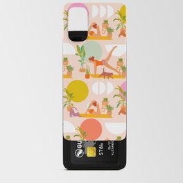 Summer with Yoga, Cats and Plants Android Card Case