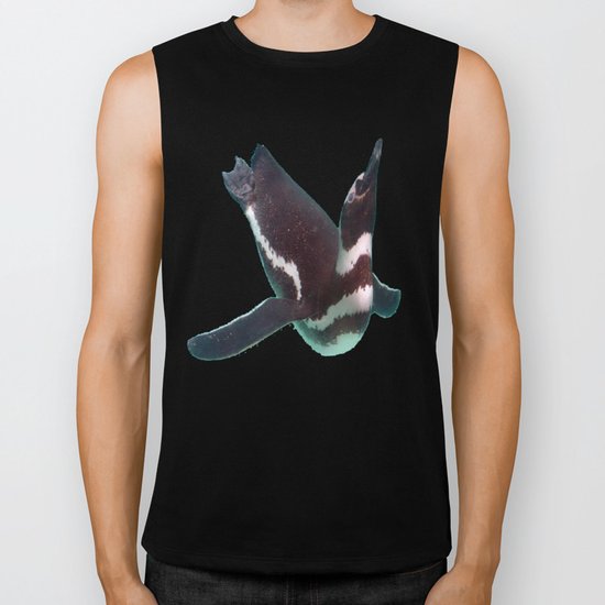 Penguin Swim Biker Tank