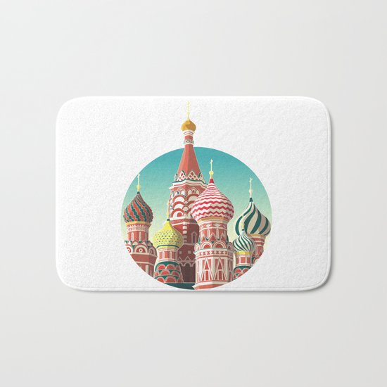 Saint Basil's Cathedral Bath Mat