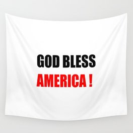 God bless america 2 Wall Tapestry