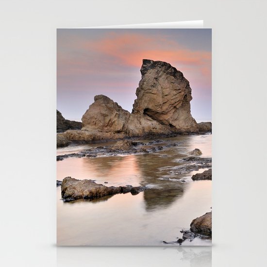 Volcanic coast Stationery Cards