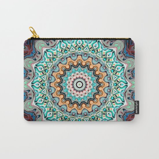 Colorful Kaleidoscope Rings Carry-All Pouch