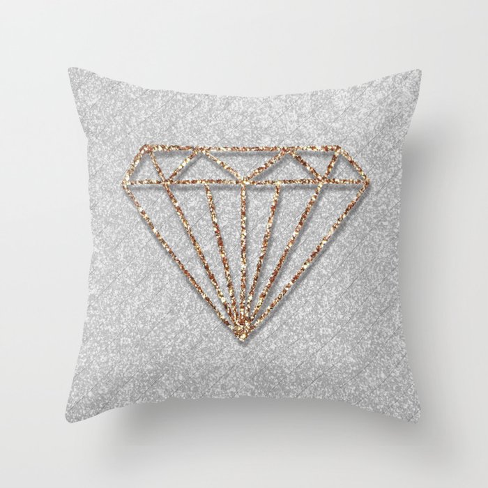 Diamond throw pillow 2025