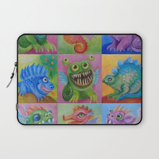 Baby Dragon Funny Monster Comic Illustration Painting For Children
