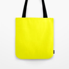 Bright Fluorescent Yellow Neon Tote Bag