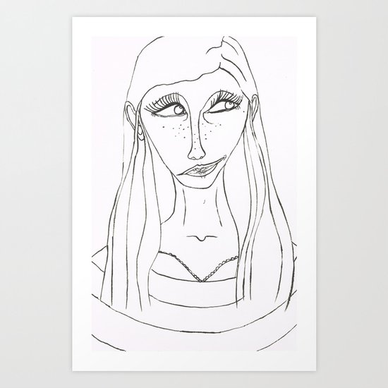 Malena Art Print