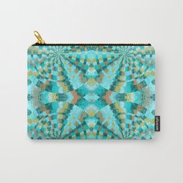 Hypnotic Teal Carry-All Pouch