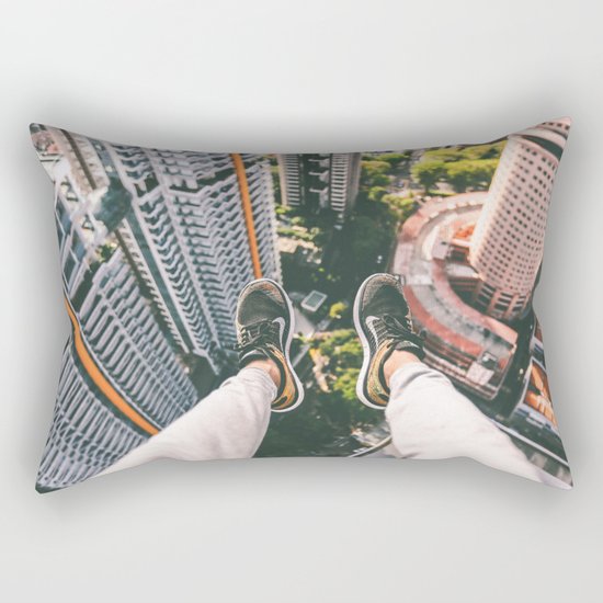 view high above top 5 Rectangular Pillow