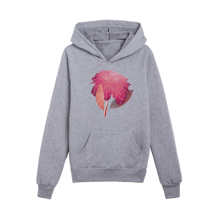 Dahlia - 9 Flowers Collection Kids Pullover Hoodie