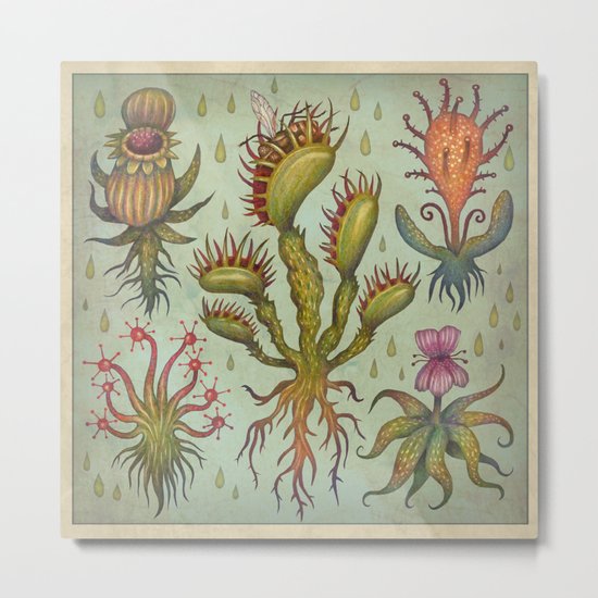 Carnivorous plants Metal Print