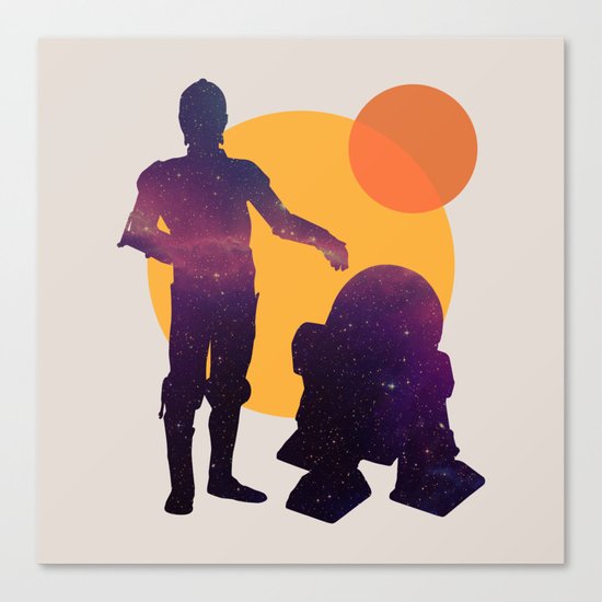 Star Wars BFF Canvas Print